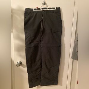 BNWT North Face convertible cargo pants. Size 10.